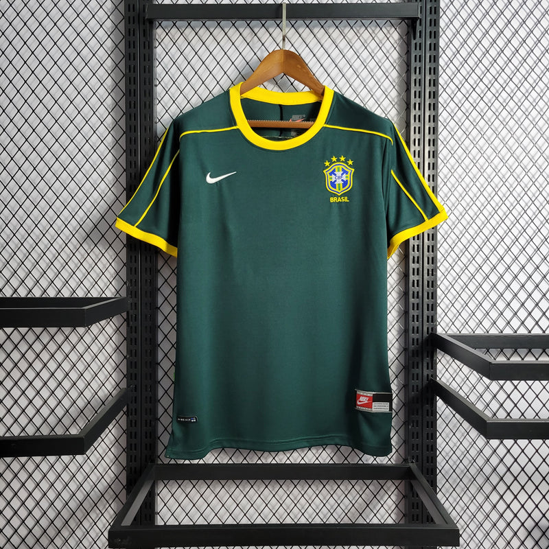 Camisa Retrô Brasil 1998 - Versão Goleiro