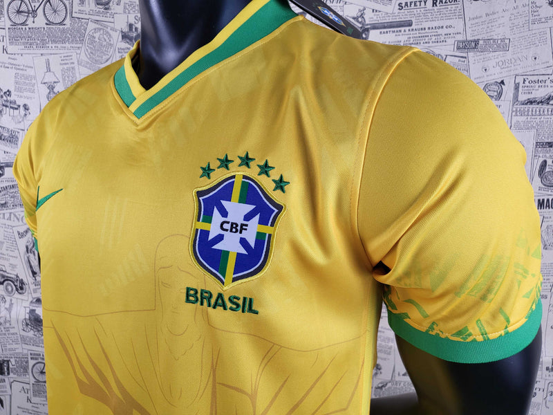 Camisa Seleção Brasileira Edição Especial Amarelinha 2022 Nike (Malha