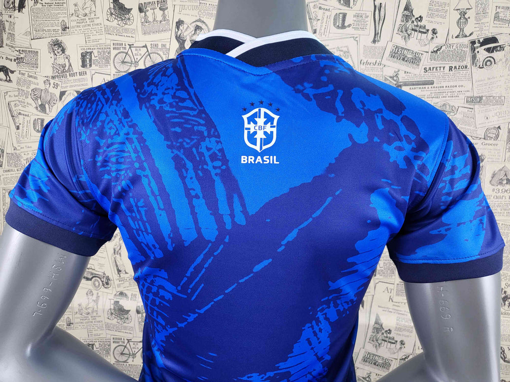 Camisa Nike Brasil Feminina Azul - Compre Agora