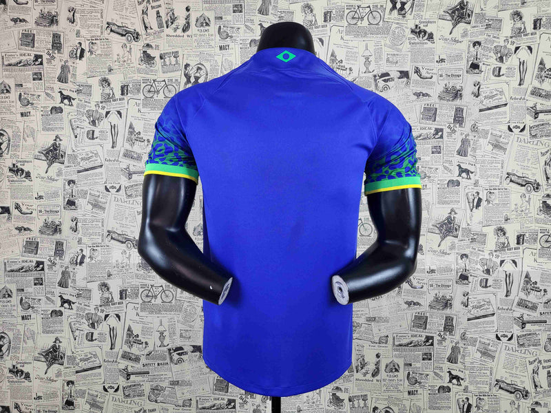 Camiseta Nike Brasil Travel Masculina - Azul