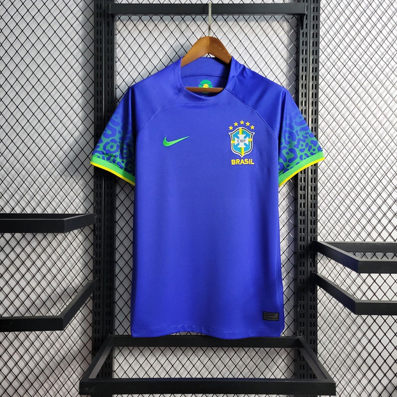 Camisa Brasil Azul 2022 Copa Nike Feminina